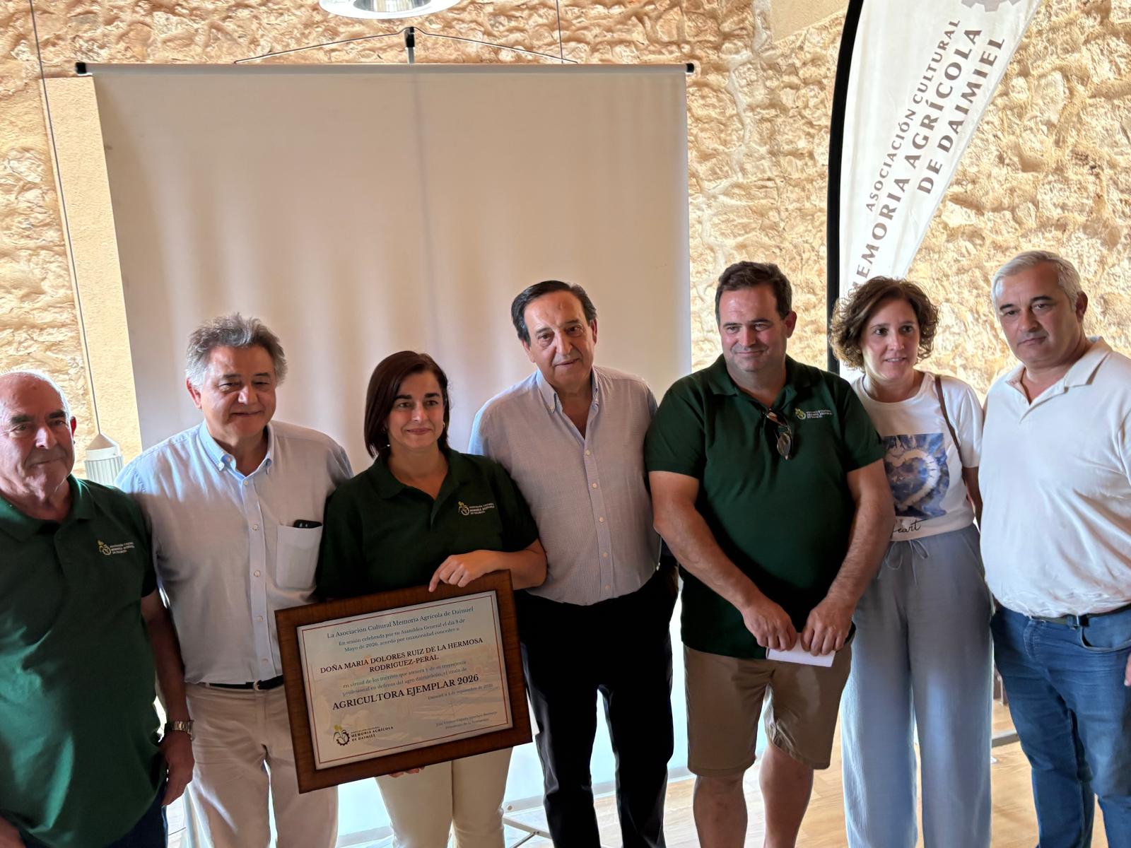 Lola Ruiz de la Hermosa, reconocida como “Agricultora Ejemplar 2026” en Daimiel