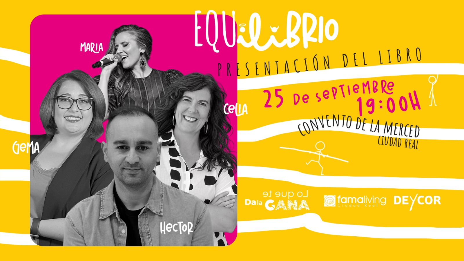 Héctor Peco presentará su nuevo poemario ‘Equilibrio’ el 25 de septiembre en La Merced de Ciudad Real