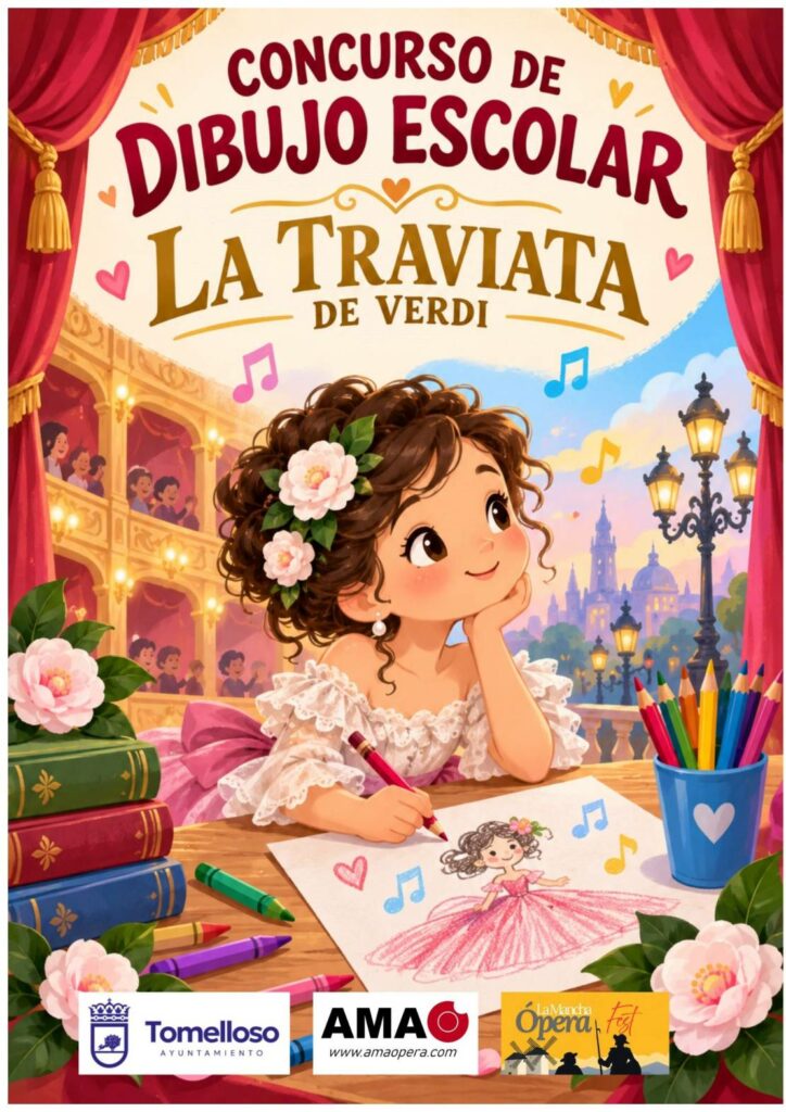 LaManchaOperaFest invita a los escolares de Tomelloso a descubrir la ópera a través del dibujo 1 LaManchaOperaFest invita a los escolares de Tomelloso a descubrir la ópera a través del dibujo
