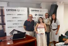 Marina Guijarro estrena la Beca de Excelencia del Colegio de Ingenieros de Caminos tras llegar a la UCLM con un 13,62 Marina Guijarro estrena la Beca de Excelencia del Colegio de Ingenieros de Caminos tras llegar a la UCLM con un 13,62