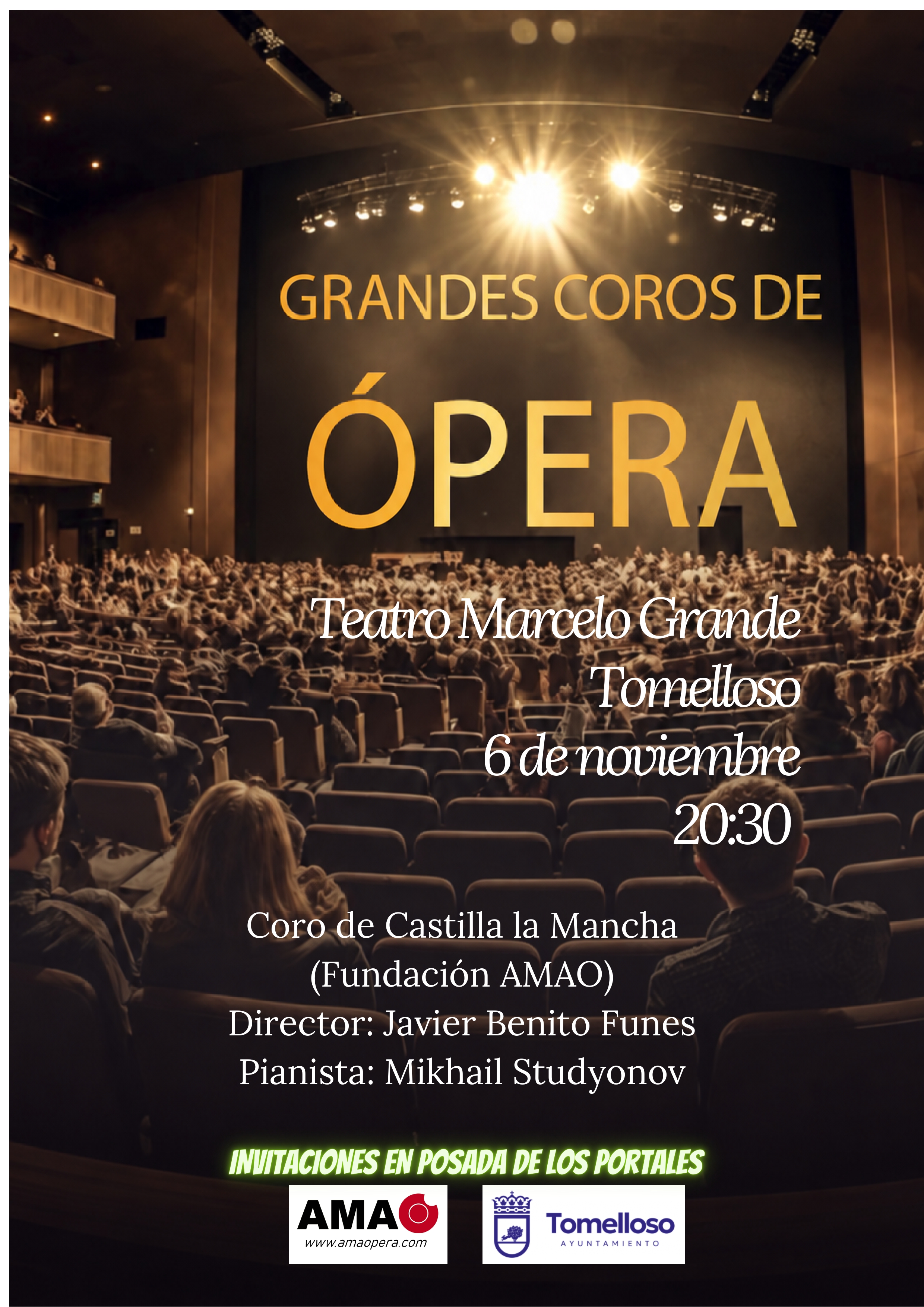 La Mancha Ópera Fest llevará la lírica a Tomelloso con cuatro grandes citas entre octubre y diciembre 6 Nace La Mancha Ópera Fest, el primer festival lírico de La Mancha, de la mano de AMAO y el Ayuntamiento de Tomelloso