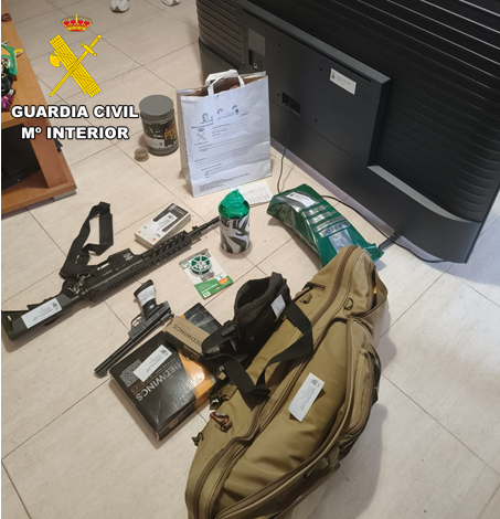 Golpe al narcotráfico en Ciudad Real: cinco detenidos, cocaína, armas y tres puntos de venta desmantelados 8 narcotrafico malagon 2