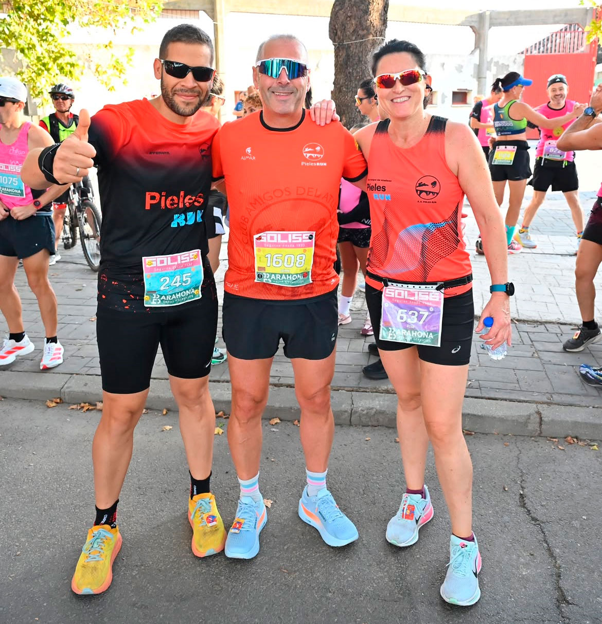 Los Pieles Run comparten kilómetros y esfuerzo en la Media Maratón Ciudad de Puertollano