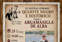 “Quijote Negro e Histórico” viaja a Argamasilla de Alba para unir literatura, historia y territorio en la Cueva de Medrano “Quijote Negro e Histórico” viaja a Argamasilla de Alba para unir literatura, historia y territorio en la Cueva de Medrano