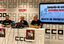 CCOO denuncia nuevos recortes en Geacam: a partir de este viernes solo estará activo un tercio del dispositivo de extinción de incendios forestales CCOO denuncia nuevos recortes en Geacam: a partir de este viernes solo estará activo un tercio del dispositivo de extinción de incendios forestales