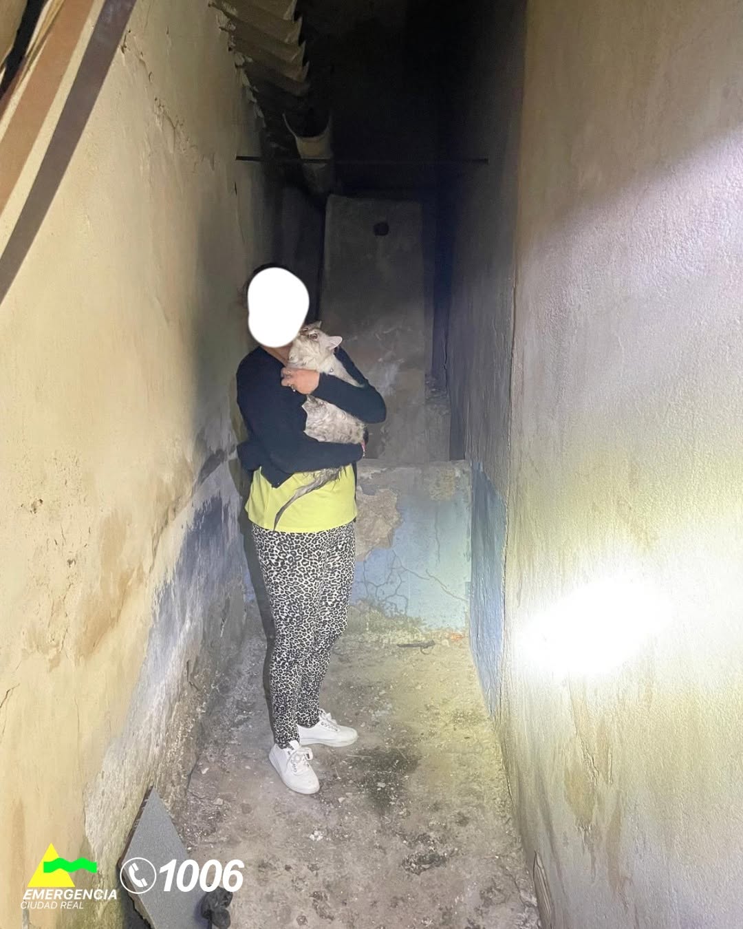 Rescatado un gato tras caer a un pozo de unos 8 metros de profundidad en Villarrubia de los Ojos