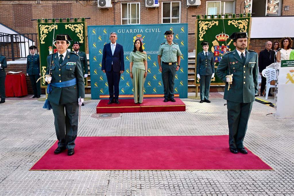 La directora general de la Guardia Civil preside la toma de posesión de la jefa de la Comandancia de Guadalajara 5 tenientecoronellauragomez 2