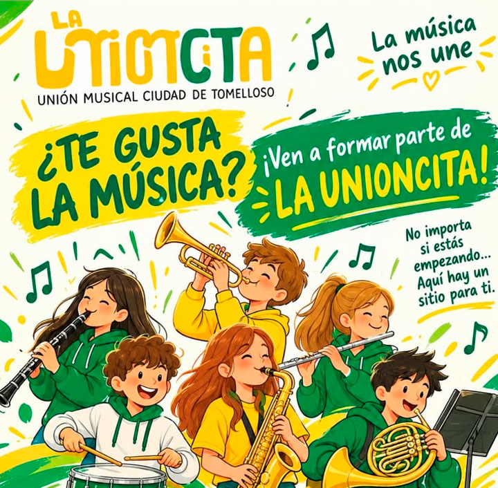 La Unioncita abre sus puertas en Tomelloso para acercar la música a nuevos alumnos