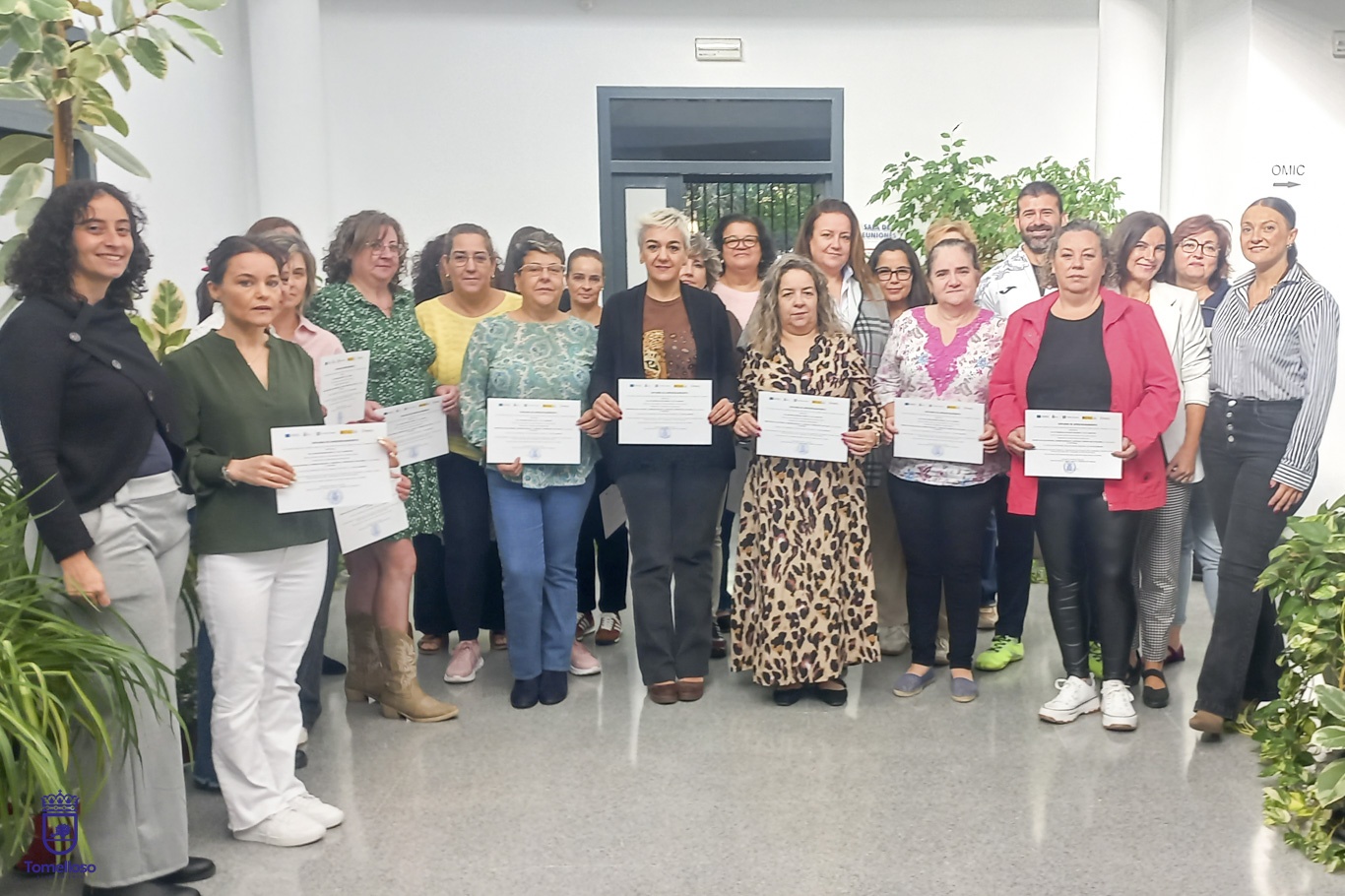 Tomelloso impulsa la empleabilidad de 25 mujeres mayores de 45 años con formación para el ámbito educativo 1 25 mujeres mayores de 45 años finalizan el curso “Monitor de Aula Matinal, Comedor Escolar y Ludoteca” impartido en el CLIPE