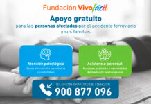 La Fundación Vivofácil habilita el teléfono 900 877 096 para ayudar a las personas y familiares afectados por el accidente ferroviario La Fundación Vivofácil habilita el teléfono 900 877 096 para ayudar a las personas y familiares afectados por el accidente ferroviario