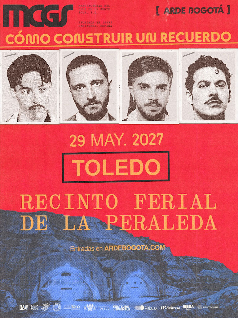 Arde Bogotá incendiará Toledo el 29 de mayo de 2027 con un concierto en La Peraleda