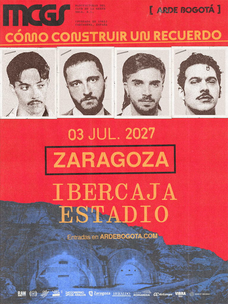 Arde Bogotá pone hoy a la venta las entradas para Cómo construir un recuerdo, su gira de estadios de 2027 2 Arde Bogotá pone hoy a la venta las entradas para Cómo construir un recuerdo, su gira de estadios de 2027