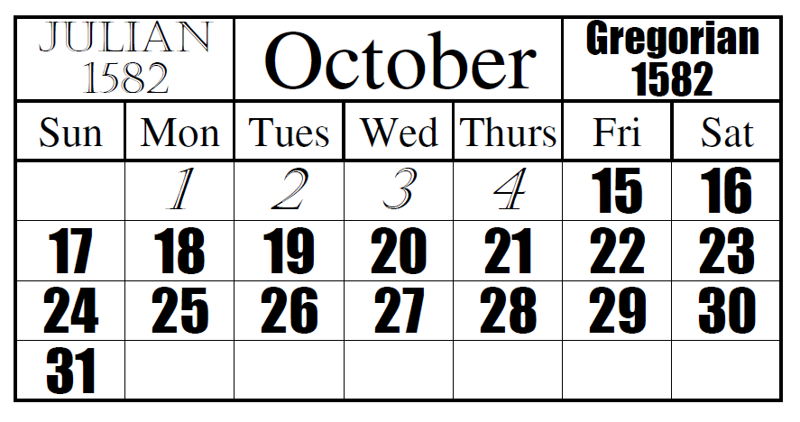 Calendario Gregoriano