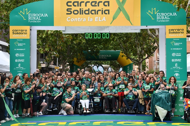 La Carrera Solidaria contra la ELA de Fundación Eurocaja Rural alcanza un nuevo récord de apoyo social superando las 6.700 inscripciones