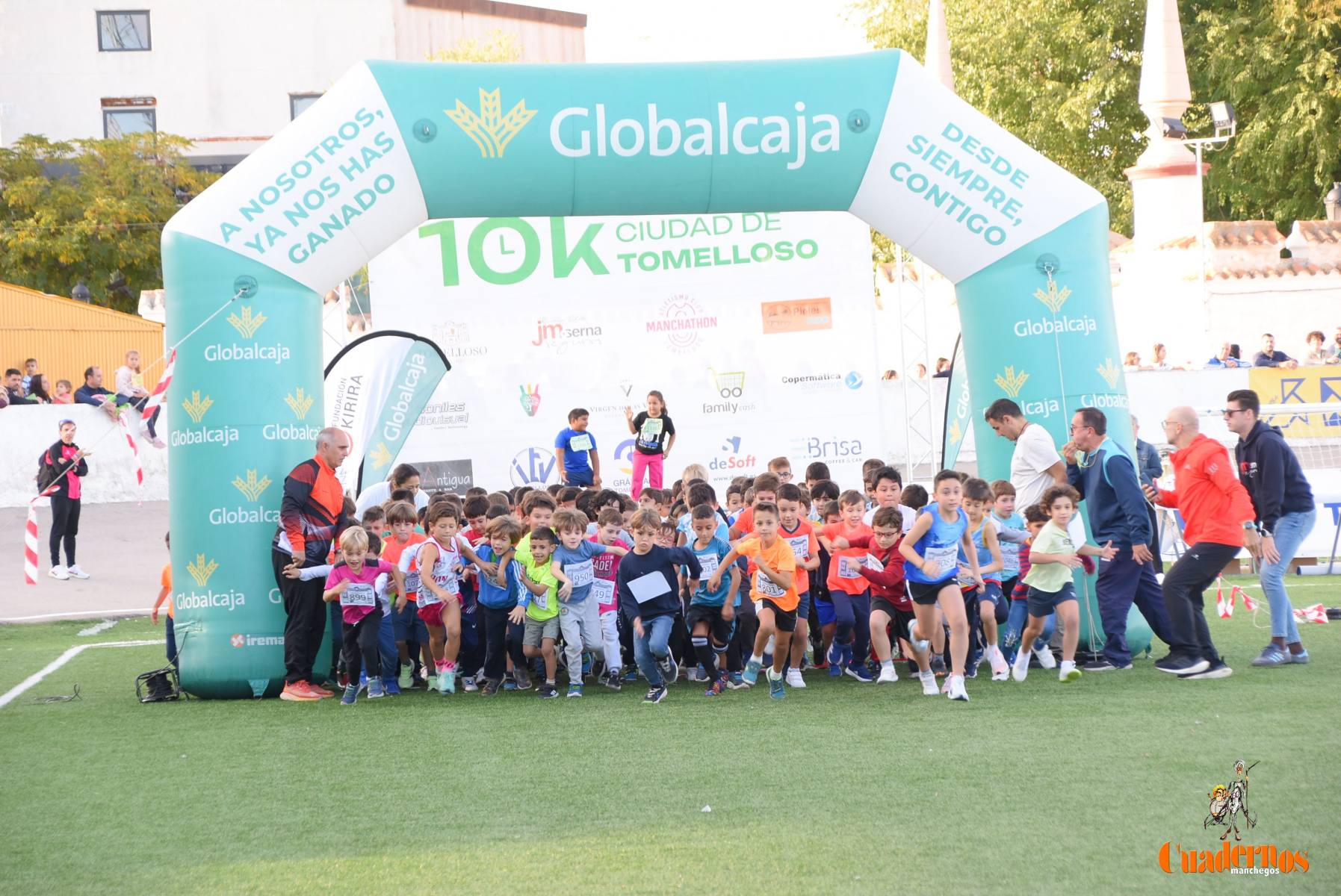 Las Carreras Mini de la 10K Ciudad de Tomelloso reunirán a las categorías inferiores este domingo en el Paco Gálvez