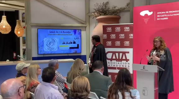 La Asociación de Catadores de Castilla-La Mancha presenta su indumentaria cofrade y el programa de su Gran Capítulo Enogastronómico 2 cata gran capitulo gastronomico madrid 5