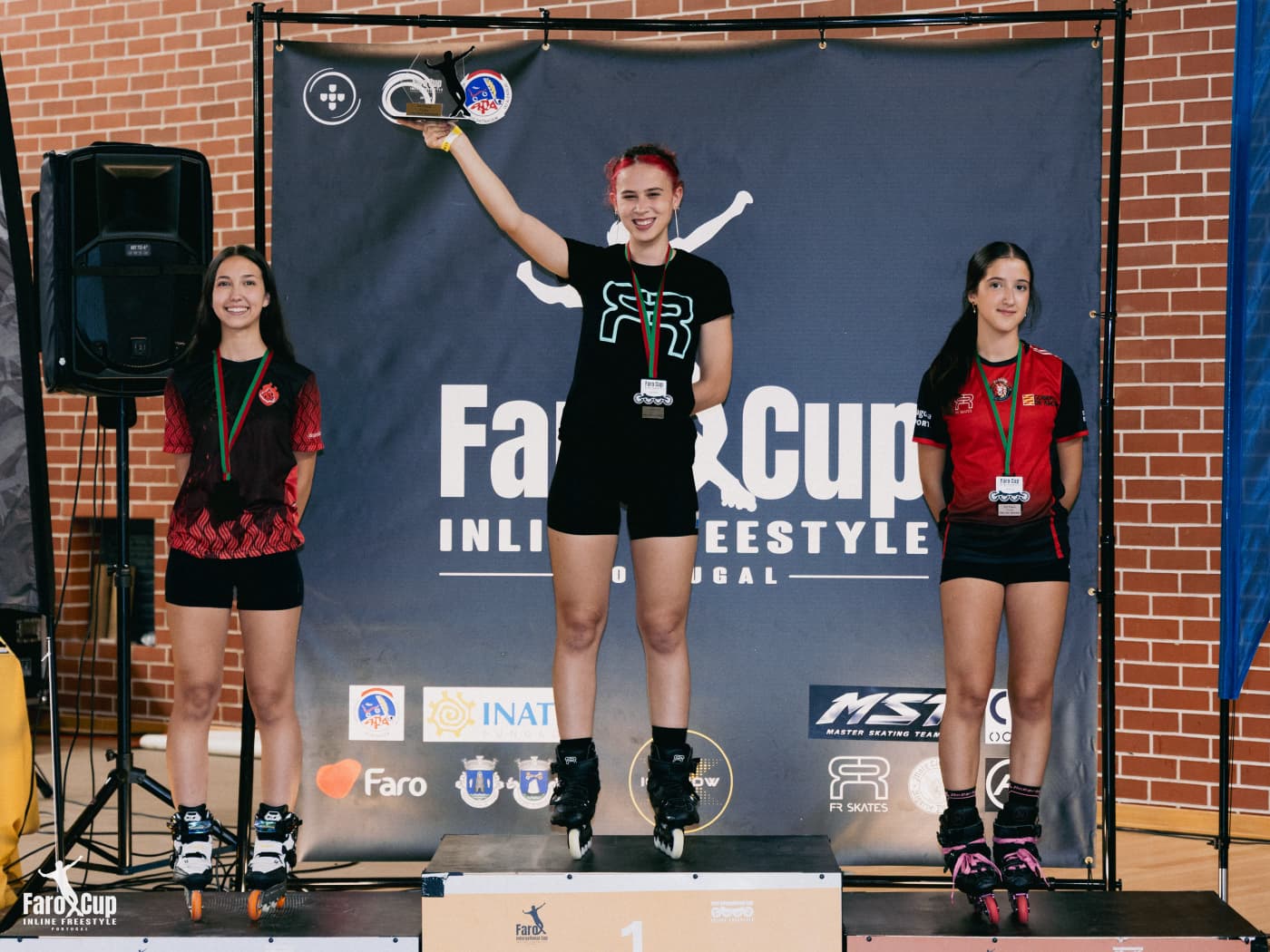 La tomellosera Clara Serna logra la segunda posición en la Faro International Cup de patinaje inline freestyle en Portugal