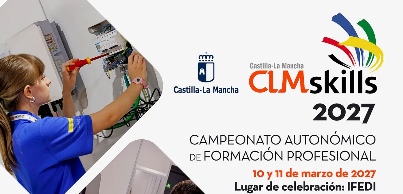 Último día para que los centros públicos de FP se apunten a CLMSKILLS 2027, con precedente de plata para Tomelloso