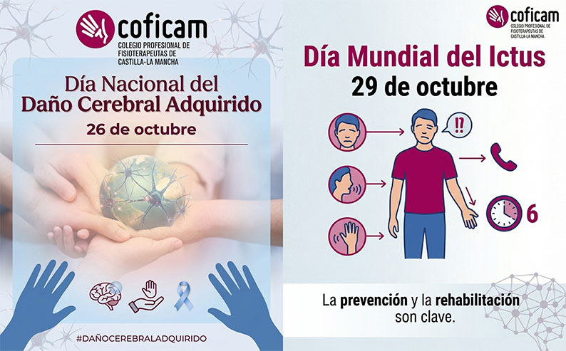 El Daño Cerebral y el Ictus, lesiones que requieren de la fisioterapia para una rehabilitación integral del paciente