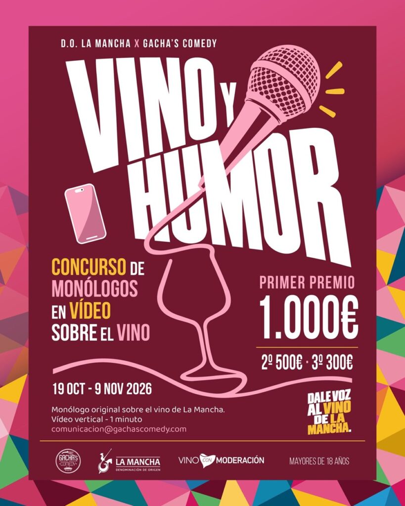 DO La Mancha convoca su I Concurso ‘Vino y humor’ 1 DO La Mancha convoca su I Concurso ‘Vino y humor’.