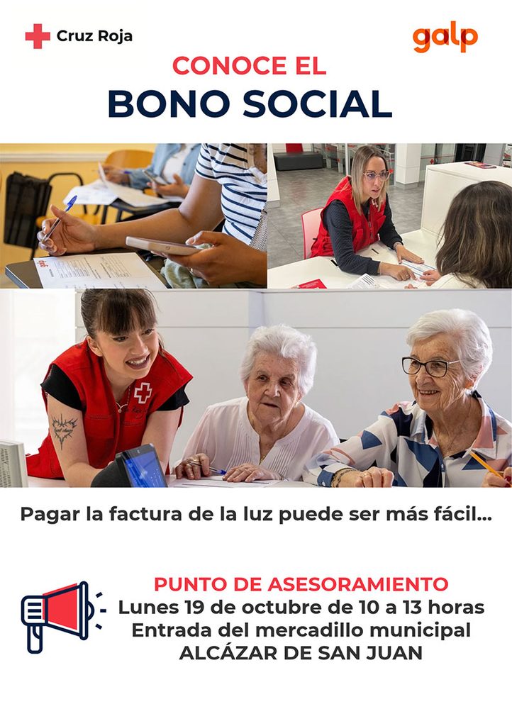 Cruz Roja asesorará sobre el bono social este lunes en Alcázar de San Juan para ayudar a reducir la factura energética 1 cruzrojaconocebonosocial