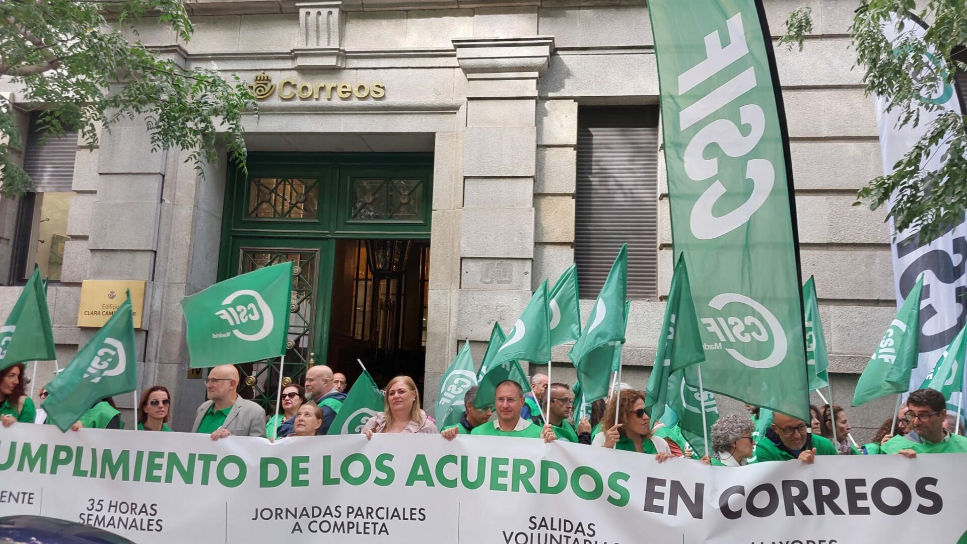 CSIF suspende las movilizaciones en Correos hasta después de las elecciones