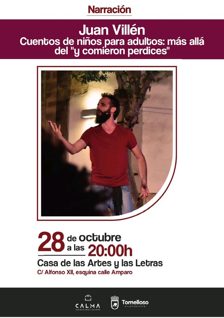 Juan Villén invita a redescubrir los cuentos tradicionales este miércoles en CALMA de Tomelloso 1 cuentos de ninos para adultyos
