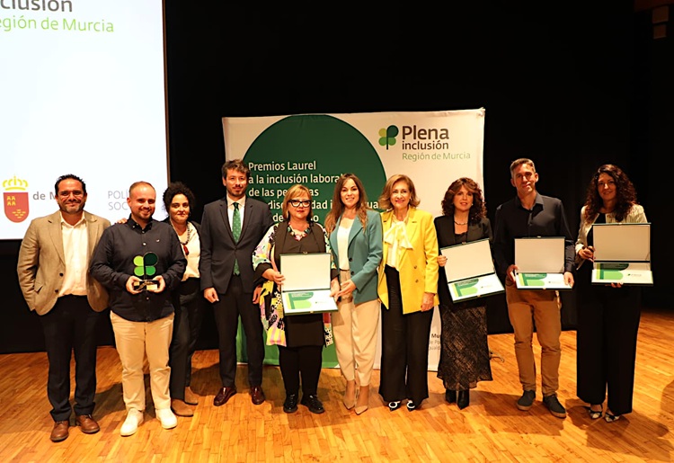 Fundación Eurocaja Rural, distinguida en los Premios Laurel 2026 de Plena Inclusión Murcia