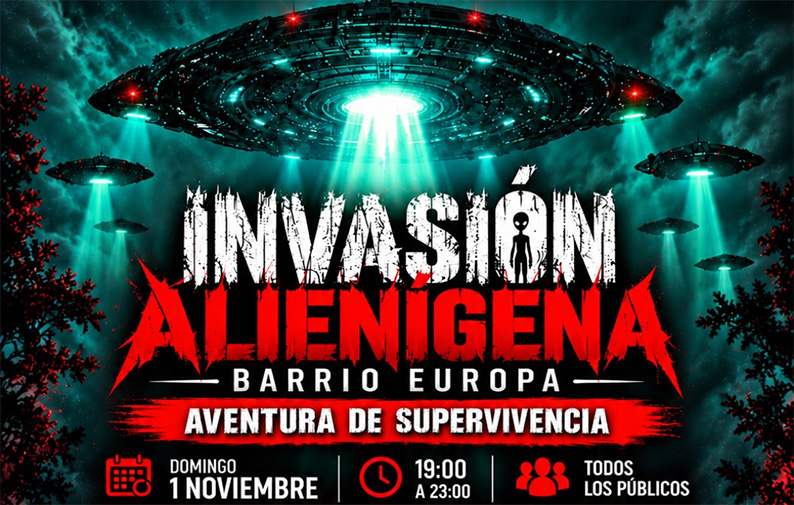 El Barrio Europa de Tomelloso prepara una ‘invasión alienígena’ con una aventura de supervivencia el 1 de noviembre