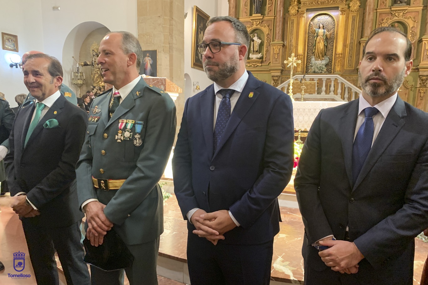 Tomelloso reconoce la labor de la Guardia Civil en el Día del Pilar antes de concederle la Medalla de Oro 2 Javier Navarro destaca la profesionalidad, entrega y vocación de servicio de la Guardia Civil en la celebración de su patrona