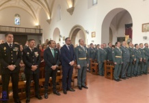 Tomelloso reconoce la labor de la Guardia Civil en el Día del Pilar antes de concederle la Medalla de Oro Javier Navarro destaca la profesionalidad, entrega y vocación de servicio de la Guardia Civil en la celebración de su patrona