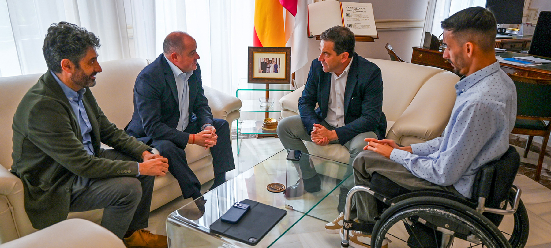 La Diputación de Ciudad Real y AMIAB abordan nuevas vías de colaboración para avanzar en la inclusión de las personas con discapacidad o en riesgo de exclusión social