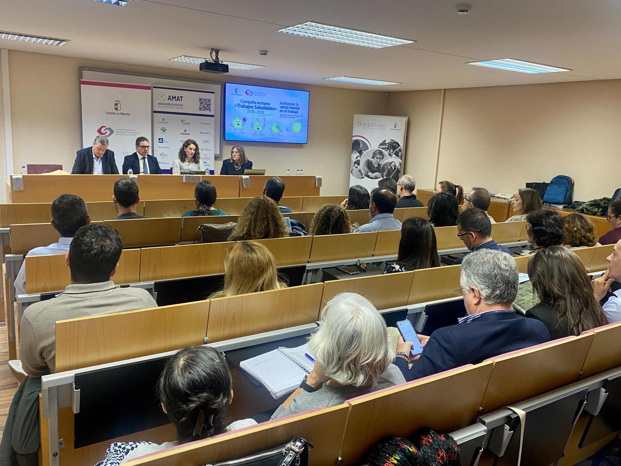 La salud mental en el trabajo centra el inicio de la Semana Europea de Seguridad y Salud Laboral en Guadalajara 1 La salud mental en el trabajo centra el inicio de la Semana Europea de Seguridad y Salud Laboral en Guadalajara