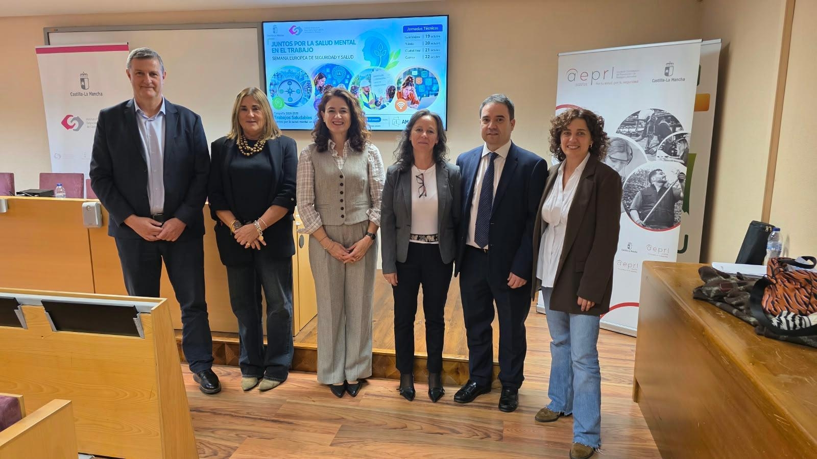La salud mental en el trabajo centra el inicio de la Semana Europea de Seguridad y Salud Laboral en Guadalajara 2 La salud mental en el trabajo centra el inicio de la Semana Europea de Seguridad y Salud Laboral en Guadalajara