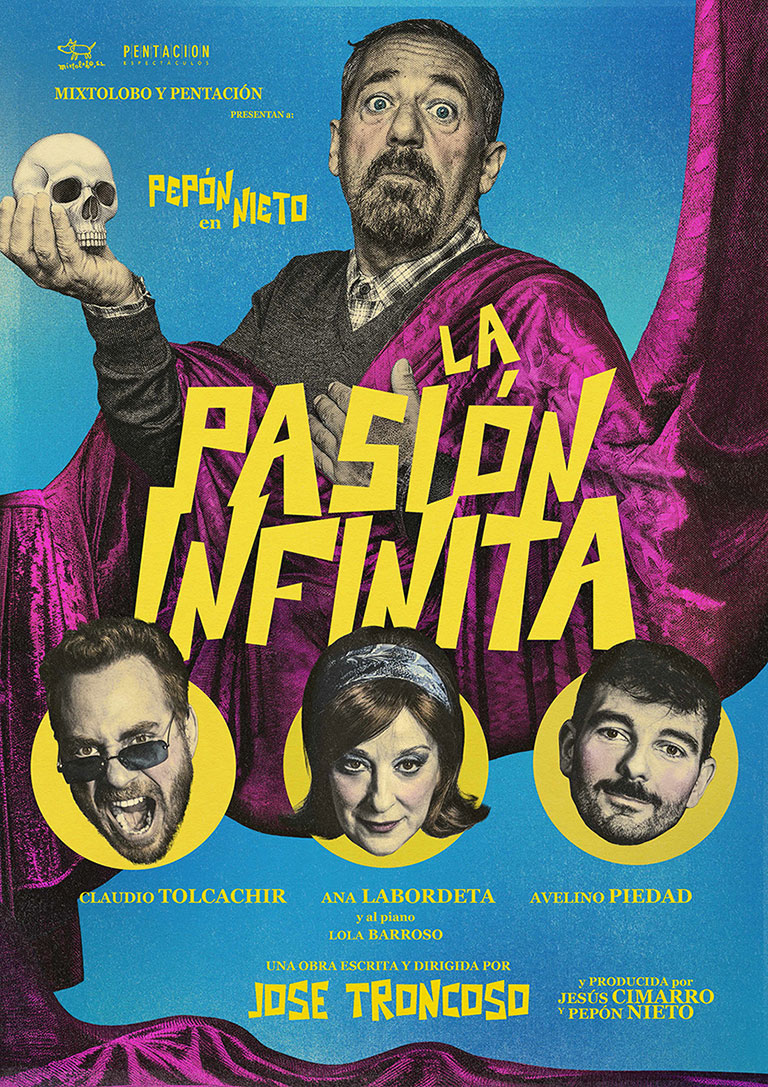 La Pasión Infinita, protagonizada por Pepón Nieto, llega al Teatro Bellas Artes de Madrid a partir del 1 de diciembre 