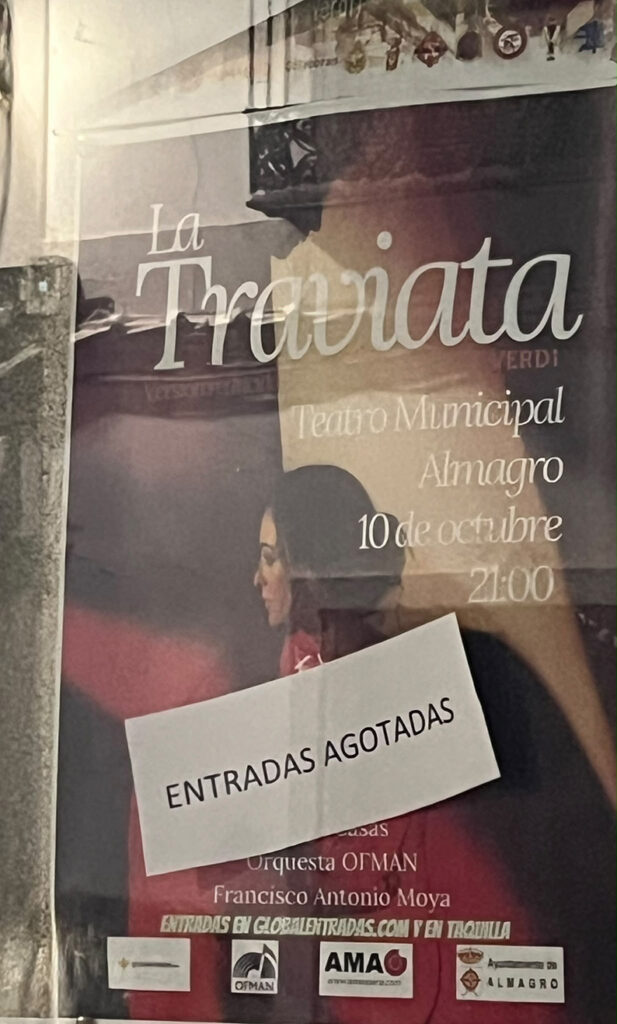 Éxito rotundo de La Traviata en el Teatro Municipal de Almagro, con todas las entradas vendidas 1 Éxito rotundo de La Traviata en el Teatro Municipal de Almagro, con todas las entradas vendidas