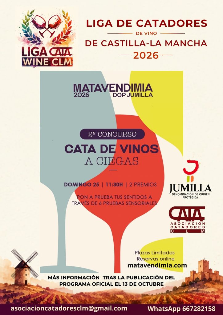 La Liga CATA WINE CLM 2026 retoma su actividad con concursos en Jumilla, Ciudad Real y Villarrobledo 1 ligacatadorescr 2
