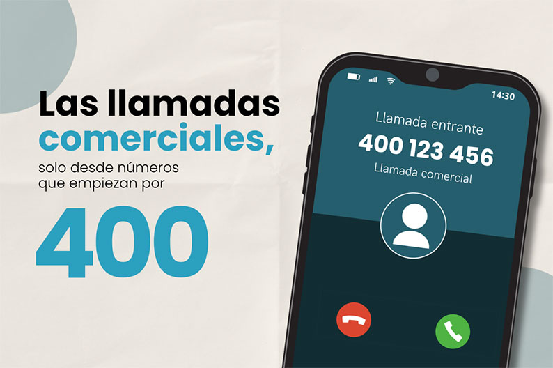 Desde este sábado, las llamadas comerciales deberán empezar por 400: así podrás identificarlas antes de descolgar