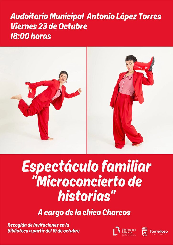 La Chica Charcos llevará su ‘Microconcierto de historias’ al Auditorio Municipal de Tomelloso 1 microconcierto de historias 2