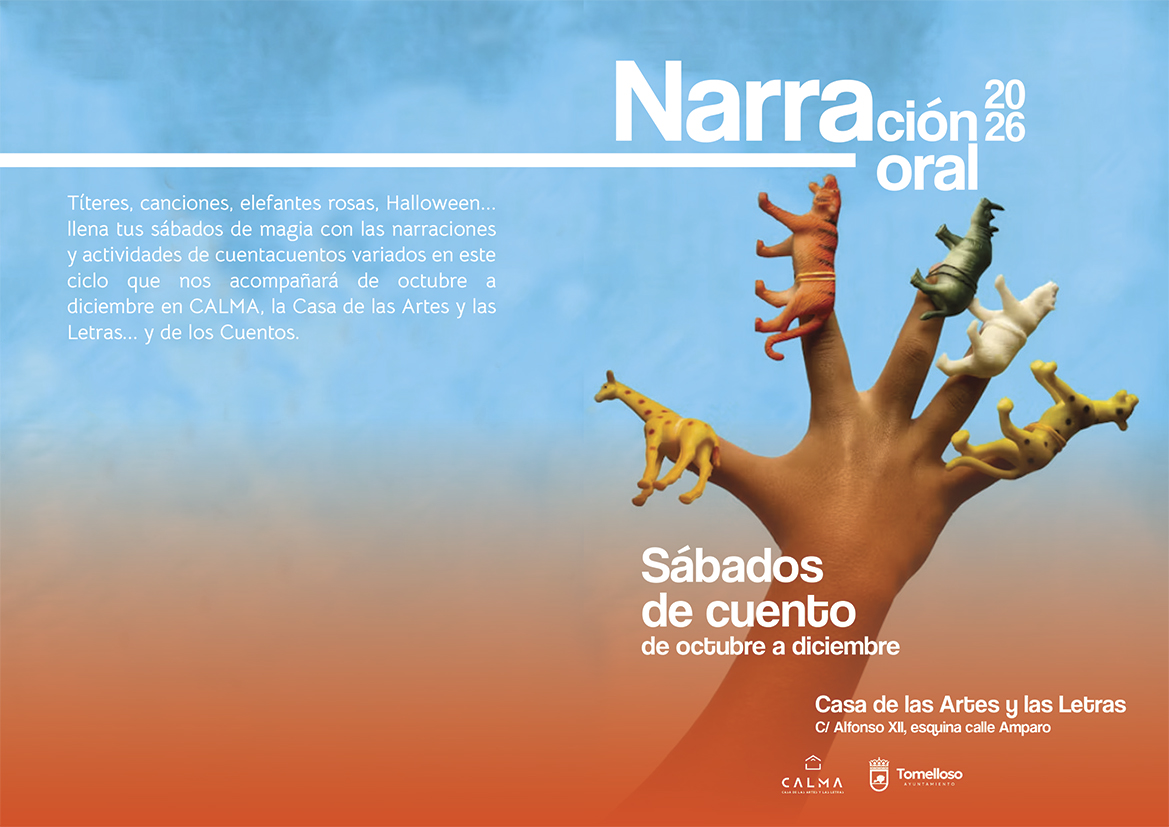 Tomelloso llena CALMA de lo mejor de la narración oral con cinco espectáculos para disfrutar en familia hasta diciembre