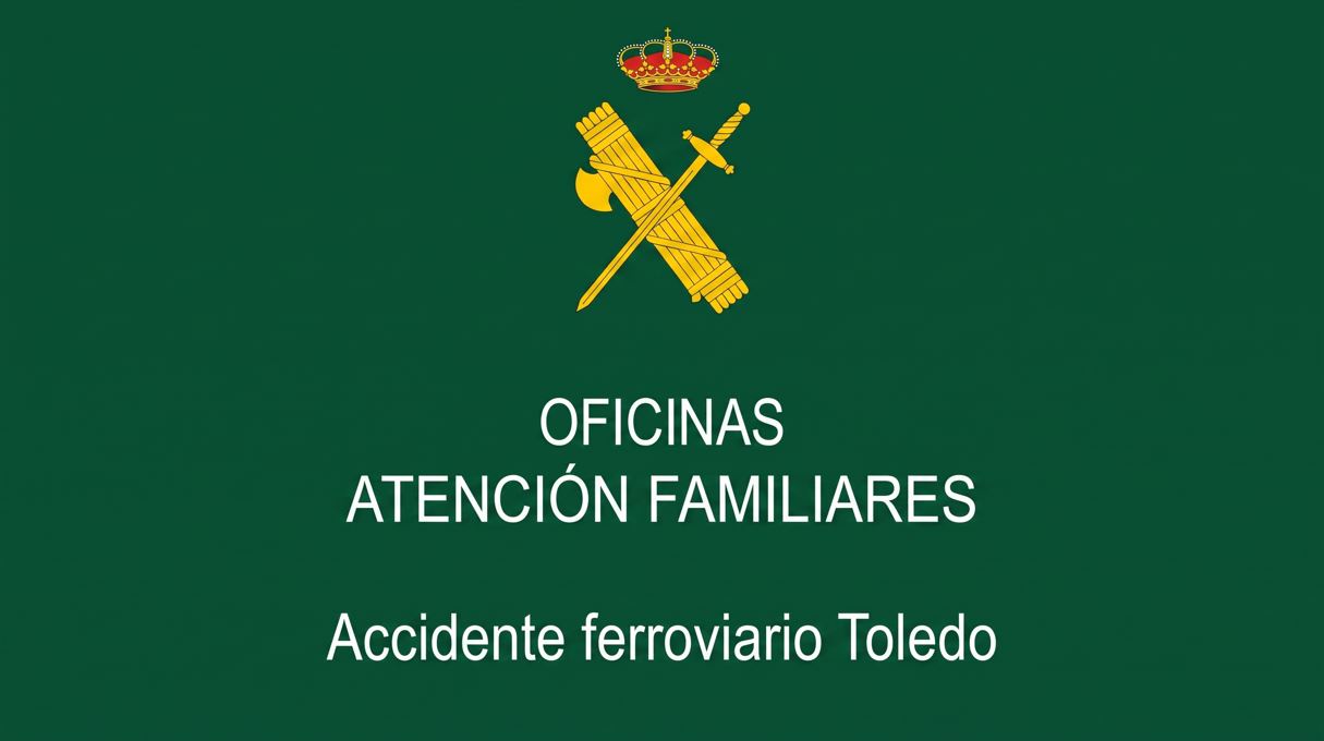 La Guardia Civil pide a familiares directos de las víctimas de Urda que acudan a estas cuatro oficinas para tomar muestras de ADN