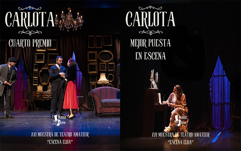 Platea Teatro logra con ‘Carlota’ el cuarto puesto y el Premio a la Mejor Escenografía en Elda