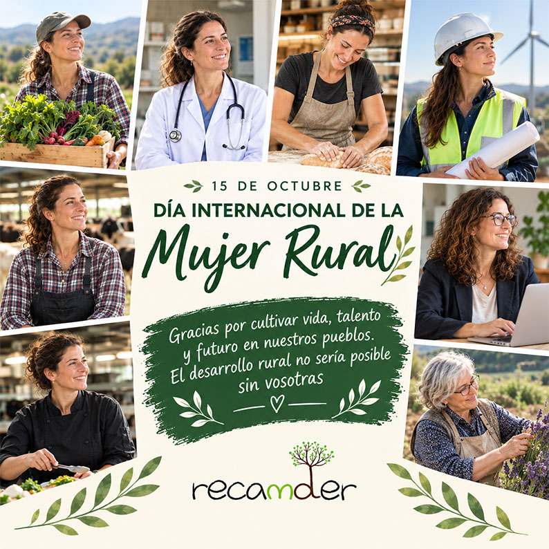 RECAMDER reivindica el papel esencial de las mujeres rurales en el desarrollo y futuro de los pueblos