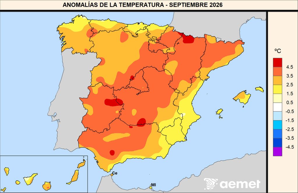 septiembre mes caluroso 2