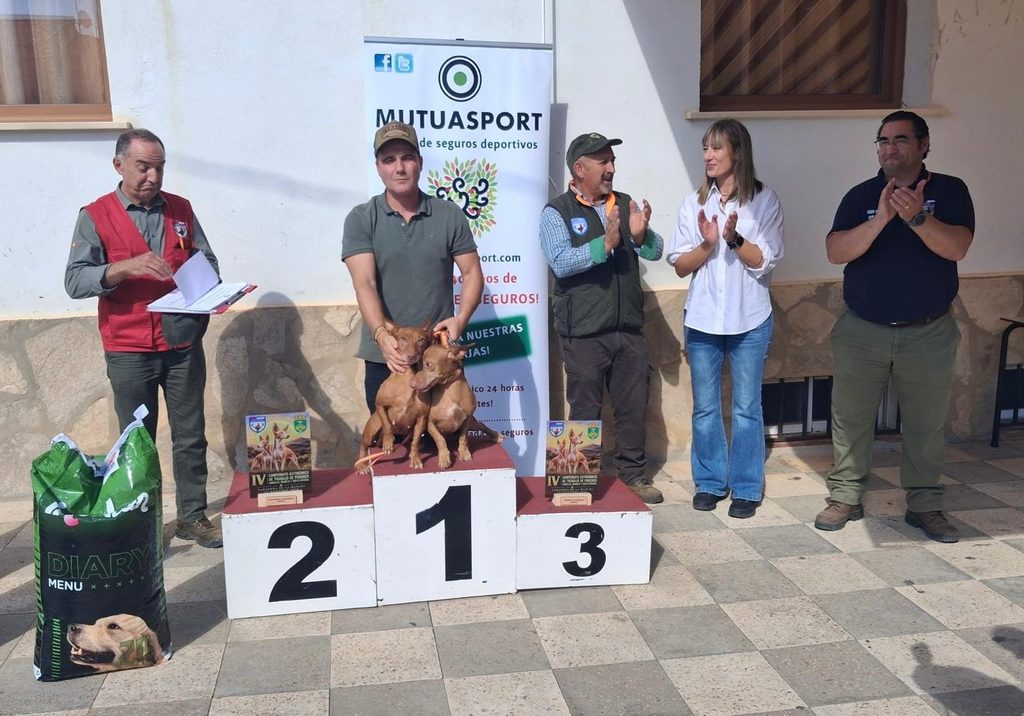 Tarazona de la Mancha re&uacute;ne a 22 perros en el Campeonato Auton&oacute;mico de Podenco Andaluz, Orito Espa&ntilde;ol y Maneto