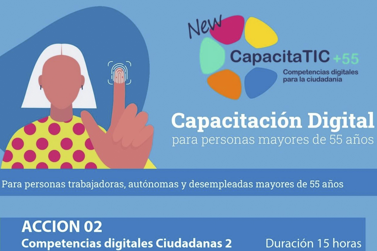 Tomelloso acogerá un curso de competencias digitales dirigido a personas mayores de 55 años