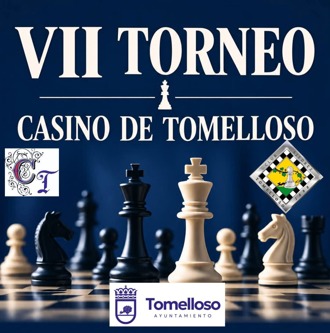 El VII Torneo Casino de Tomelloso reúne este viernes a los aficionados al ajedrez