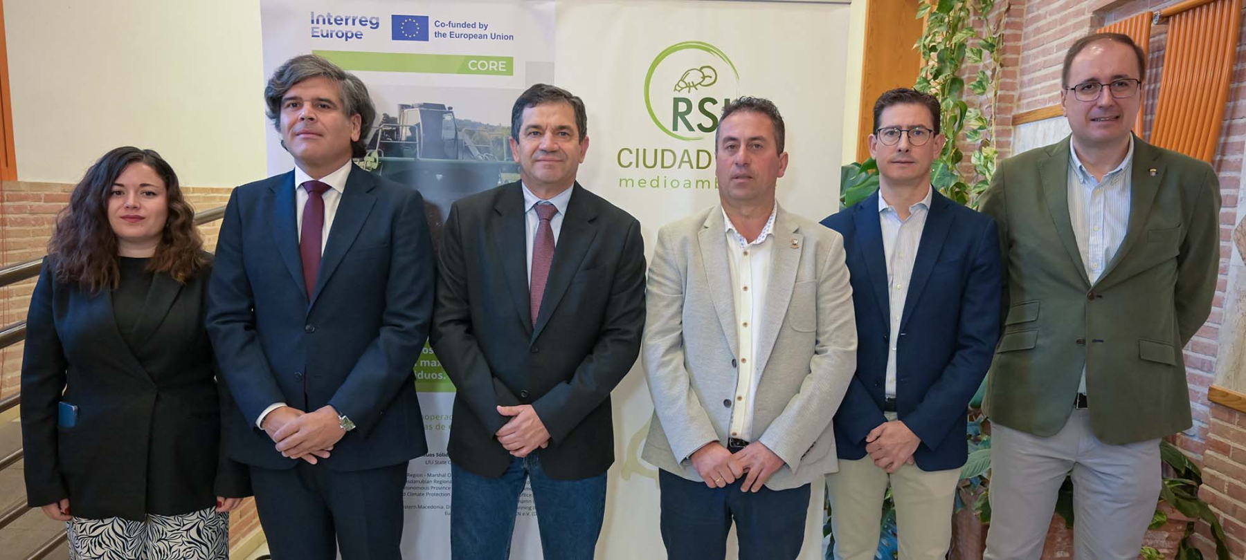 Valverde destaca el liderazgo de la provincia de Ciudad Real en la gestión de biorresiduos en el marco del proyecto europeo CORE