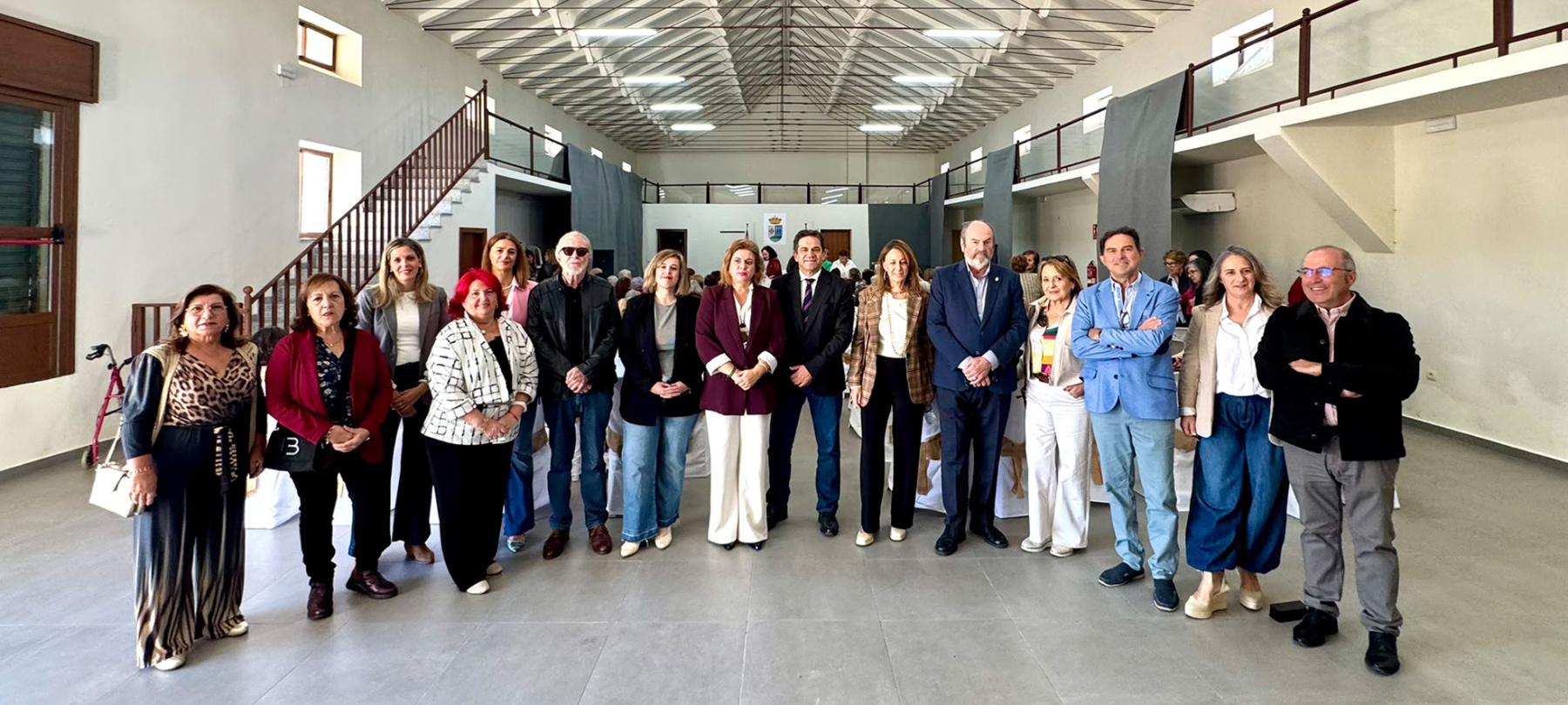 Valverde reivindica el papel de la mujer y más financiación para los pueblos del medio rural en el XIV Encuentro de Mujeres en Igualdad de la comarca de Almadén celebrado en Agudo