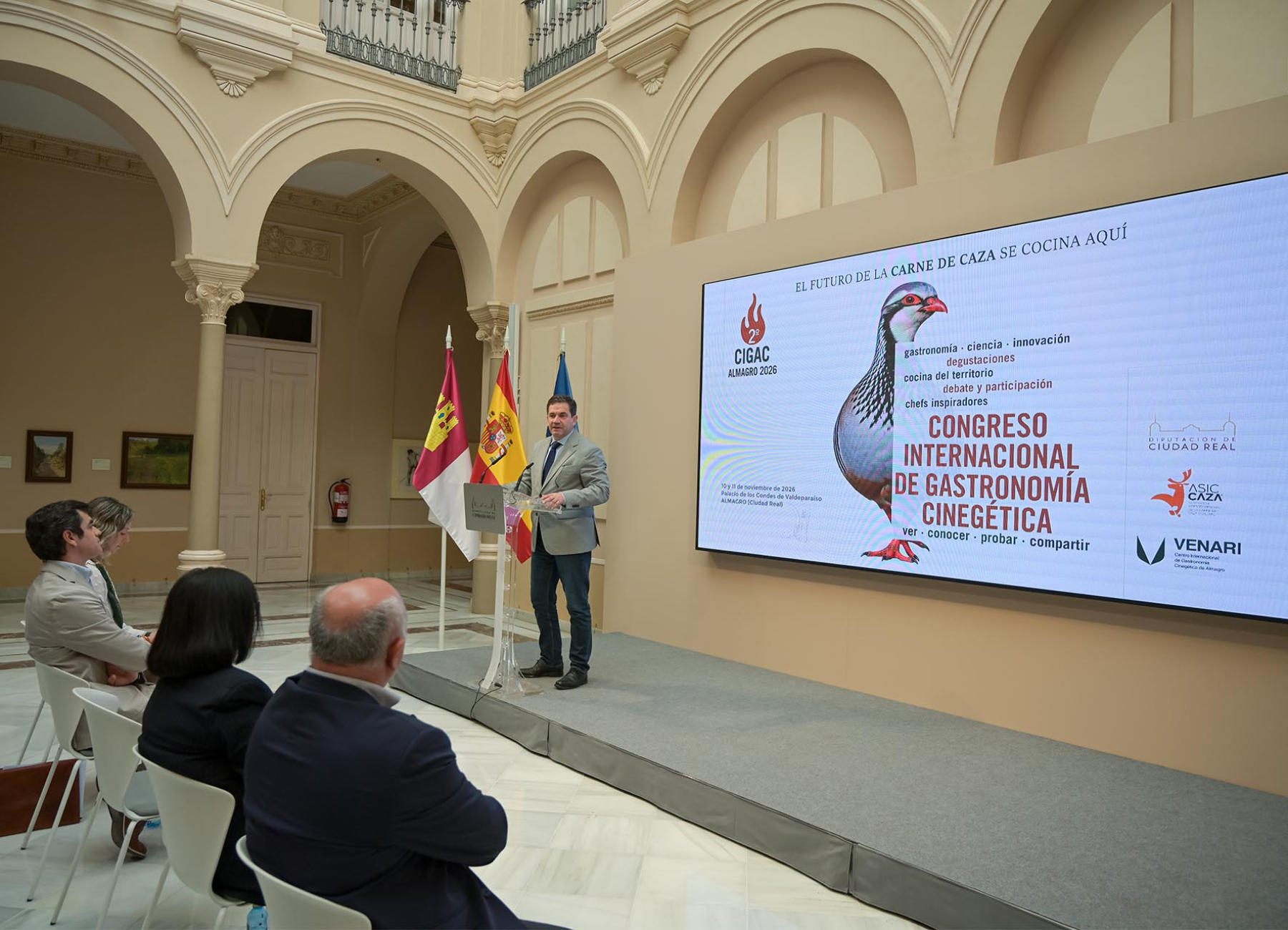 Valverde ve en el II Congreso Internacional de Gastronomía Cinegética un hito importante para consolidar la carne de caza y el sector cinegético como fuente de oportunidades 2 Valverde ve en el II Congreso Internacional de Gastronomía Cinegética un hito importante para consolidar la carne de caza y el sector cinegético como fuente de oportunidades